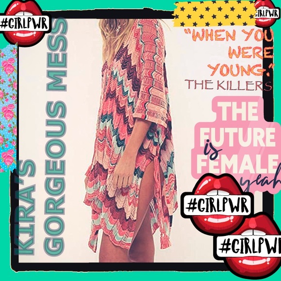 🌹♠️BNWT VEE COVER UP/ MINI DRESS W MINI SHORT♠️🌹 - Picture 4 of 4